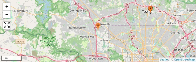 Related schools map