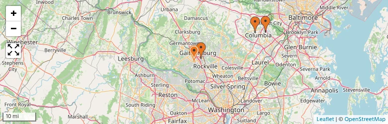 Related schools map