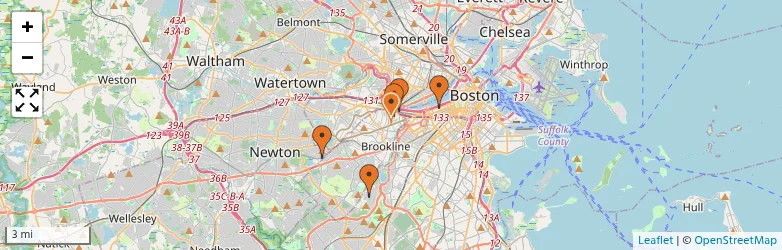 Related schools map