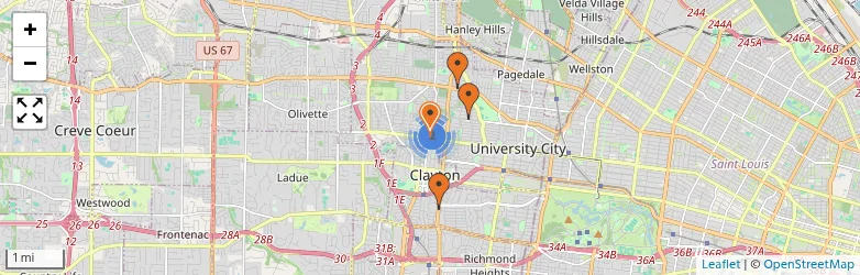 Related schools map