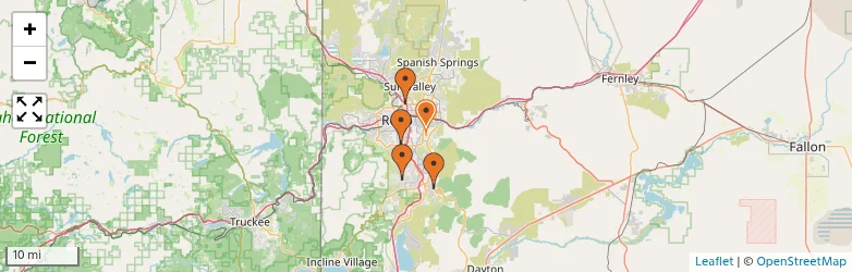Related schools map