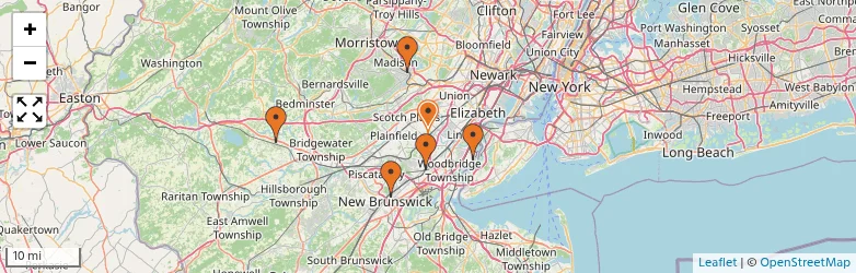 Related schools map