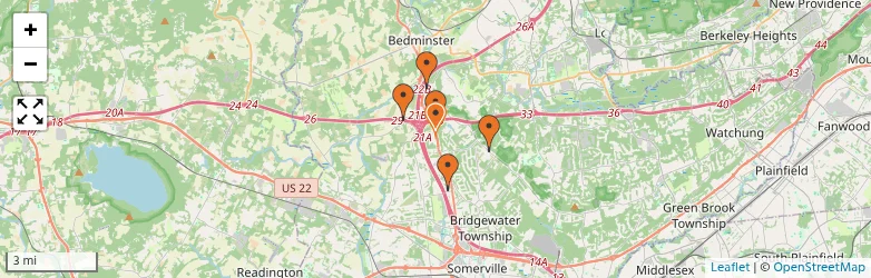 Related schools map