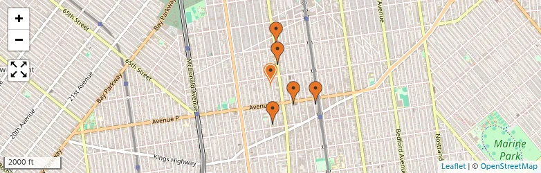 Related schools map