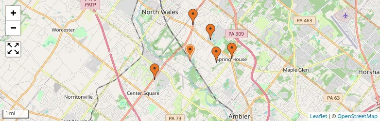 Related schools map
