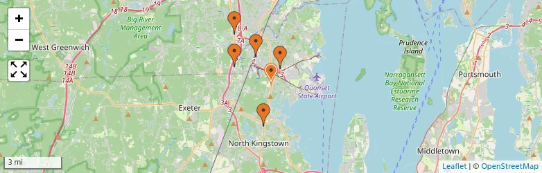 Related schools map