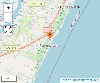 Map of Pawleys Island Christian Academy