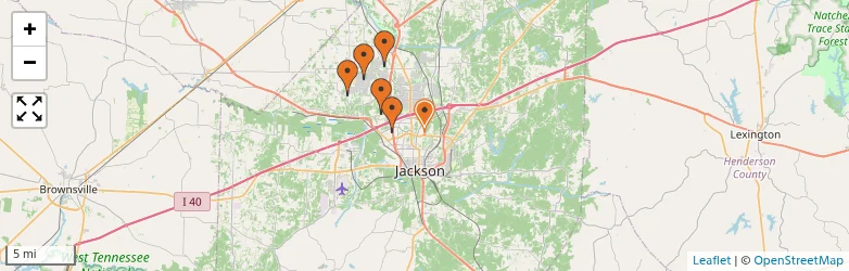 Related schools map