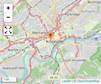 Map of University Of Tennessee Early Learning Center
