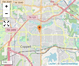 Map of Coppell Montessori Academy