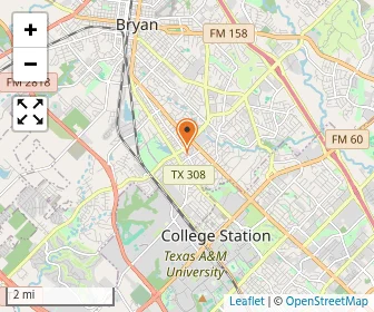 Map of Brazos Valley Cornerstone Christian Academy