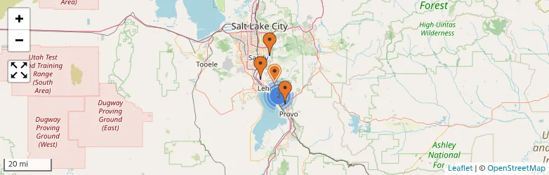 Related schools map