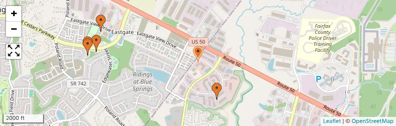 Related schools map