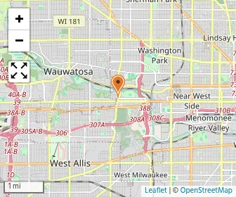 Map of Milwaukee Academy