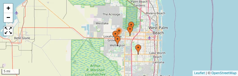Related schools map