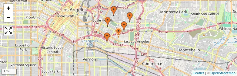 Related schools map