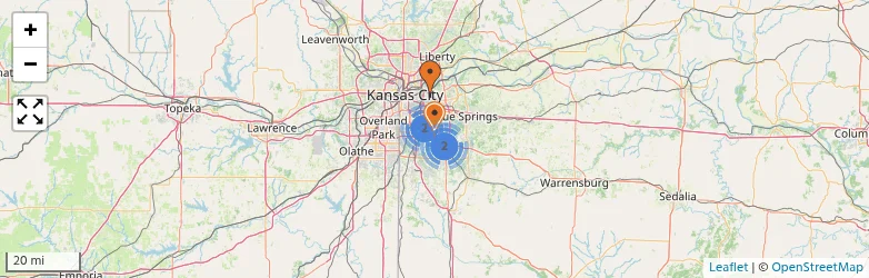 Related schools map