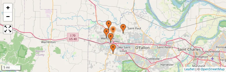 Related schools map