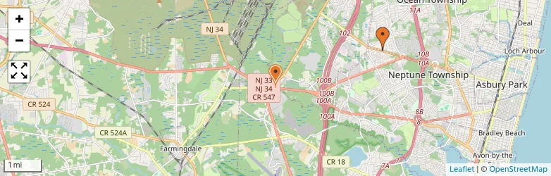 Related schools map
