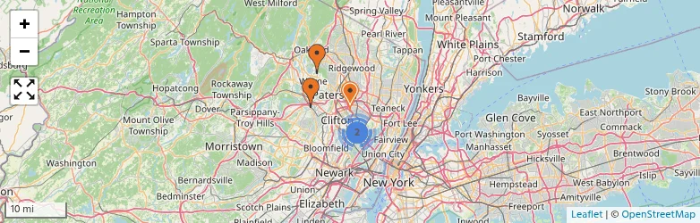 Related schools map