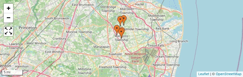 Related schools map
