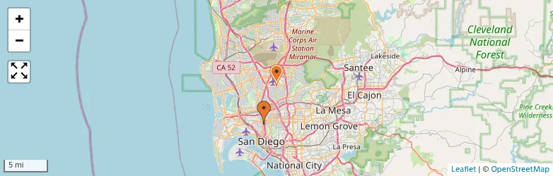 Related schools map