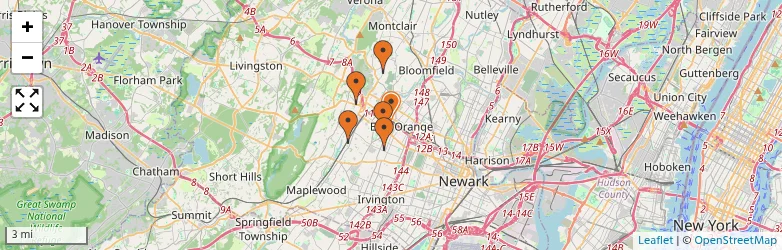 Related schools map