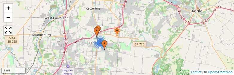Related schools map