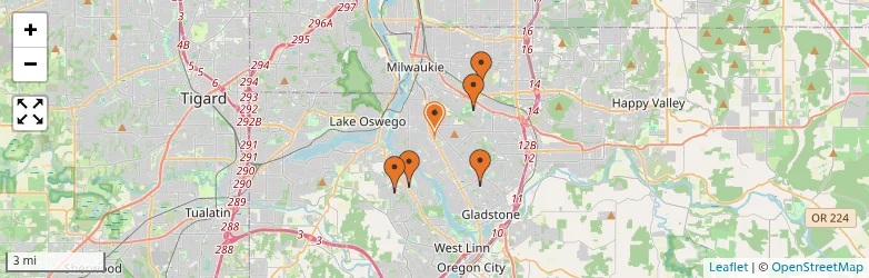 Related schools map