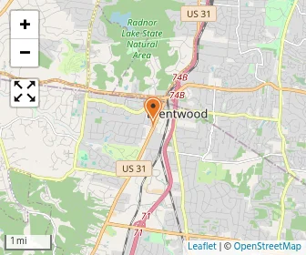 Map of Brentwood United Methodist Day School