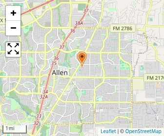 Map of Allen Montessori Academy
