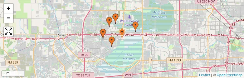 Related schools map
