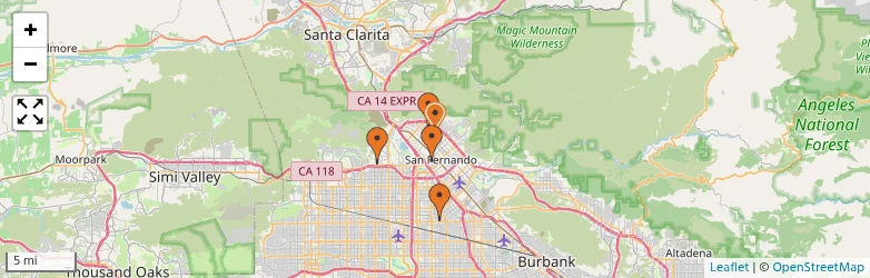 Related schools map
