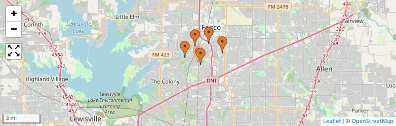 Related schools map