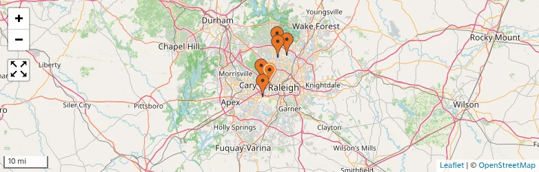Related schools map