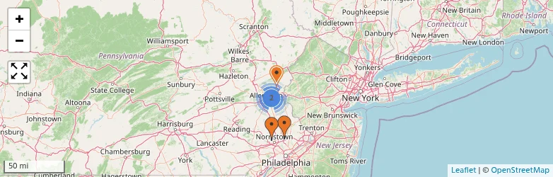 Related schools map