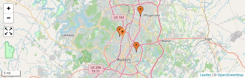 Related schools map