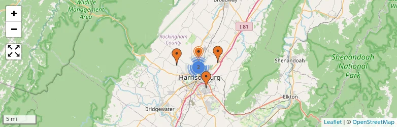 Related schools map