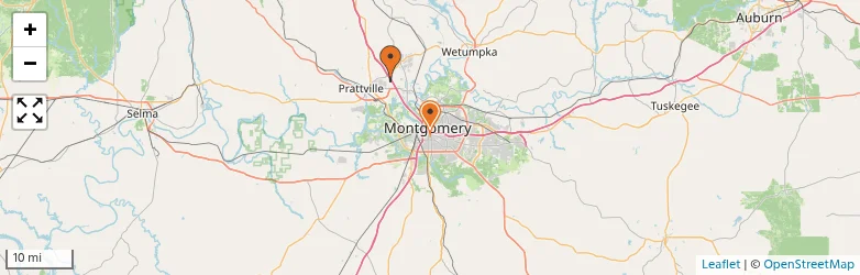 Related schools map