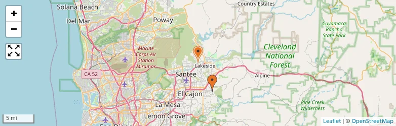 Related schools map
