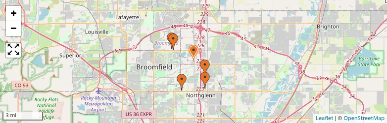Related schools map