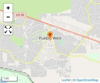 Map of Pueblo West Christian Academy