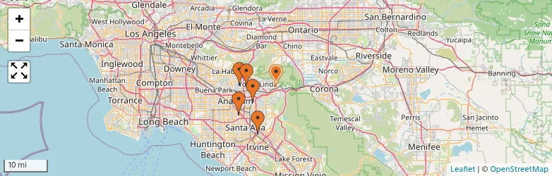 Related schools map