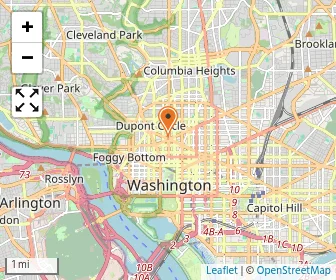 Map of Metropolitan Washington High School