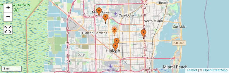 Related schools map
