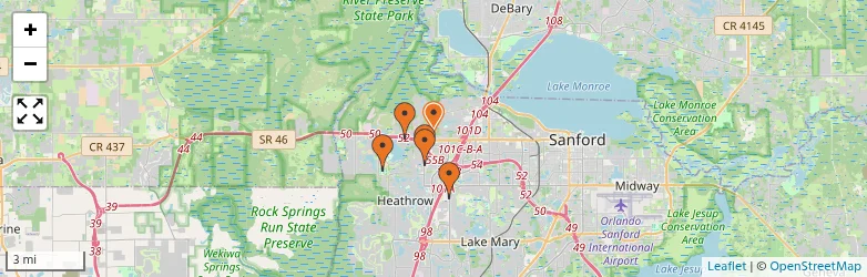 Related schools map