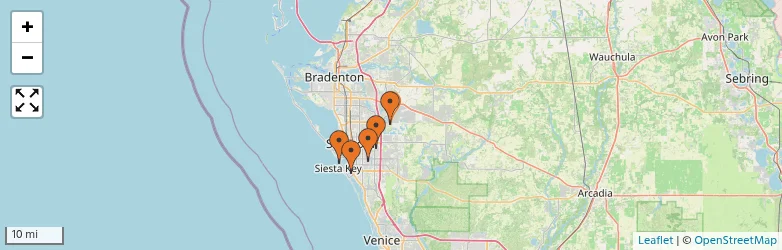 Related schools map