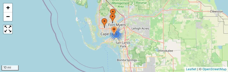Related schools map