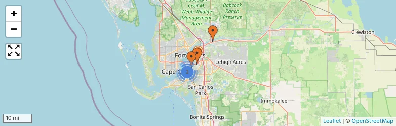 Related schools map