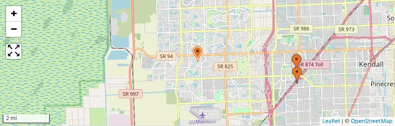Related schools map